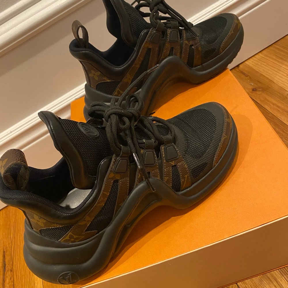 Louis Vuitton sneakers.